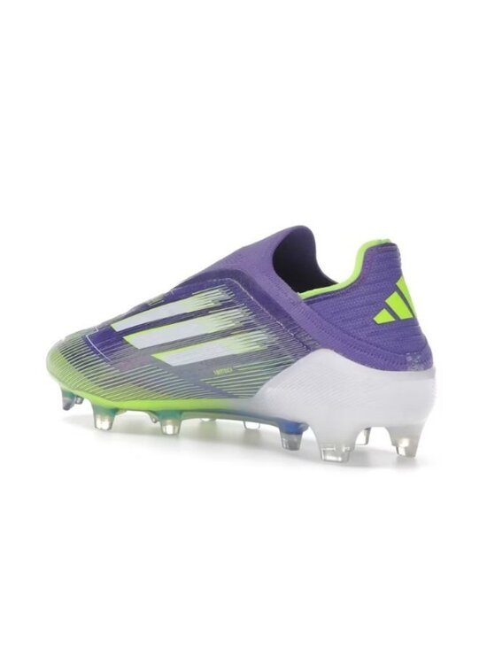 adidas F50 Elite Laceless FG Unisex 10m/11w Soccer Cleat Purple Green JH7628 NEW main image 8